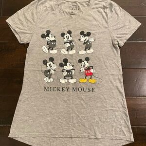 Disney Gray Mickey Mouse Tee